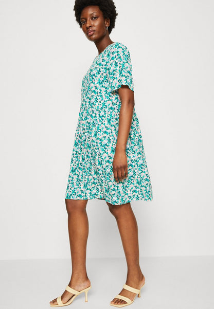 Marc O'Polo DENIM DRESS SHORT SLEEVE - Freizeitkleid - Multi/blue