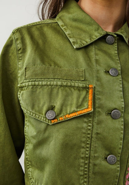 Odd Molly KENNEDY - Jeansjacke - Green Trails