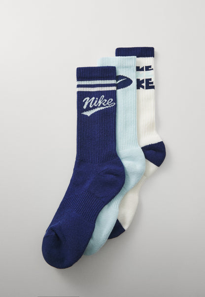 Nike Performance UNISEX 3 PACK - Sports Socks - Sail/university Red