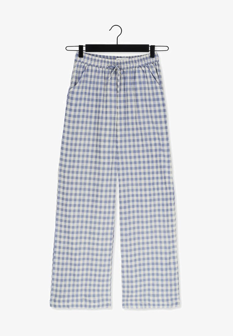 Lollys Laundry BROEKEN RITA - Stoffhose - Lichtblauw