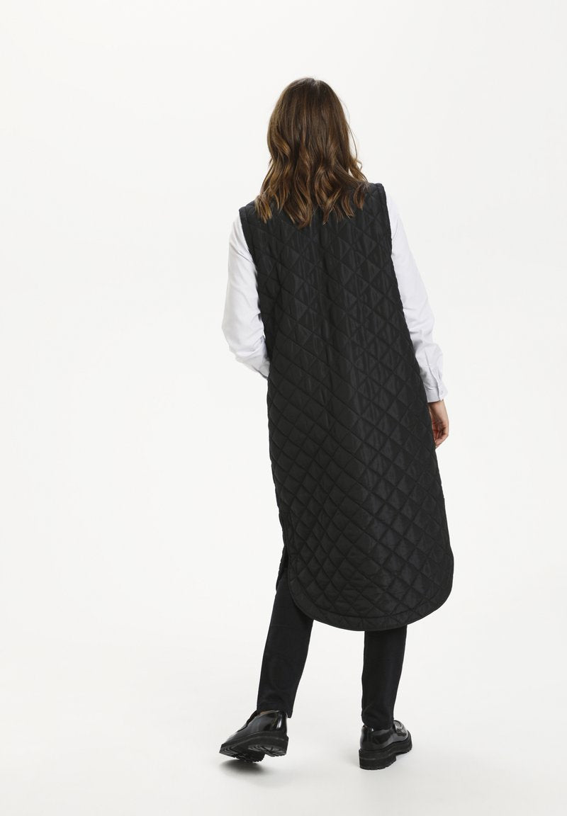 Kaffe Weste - Black Deep