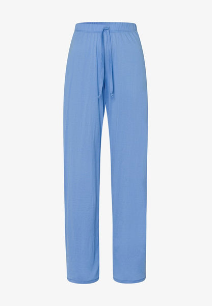 HANRO DELUXE LONG - Nachtwäsche Hose - Azurine