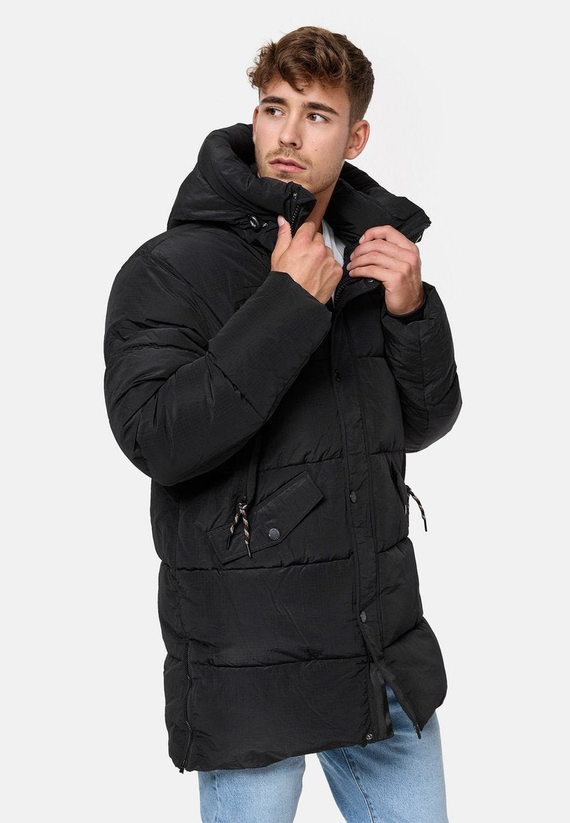 Indicode Jeans KASPER - Wintermantel - Black