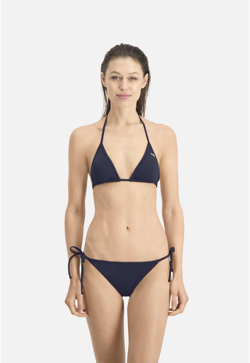Puma SWIM SIDE TIE BIKINI BOTTOM 1P - Bikini-Hose - Navy