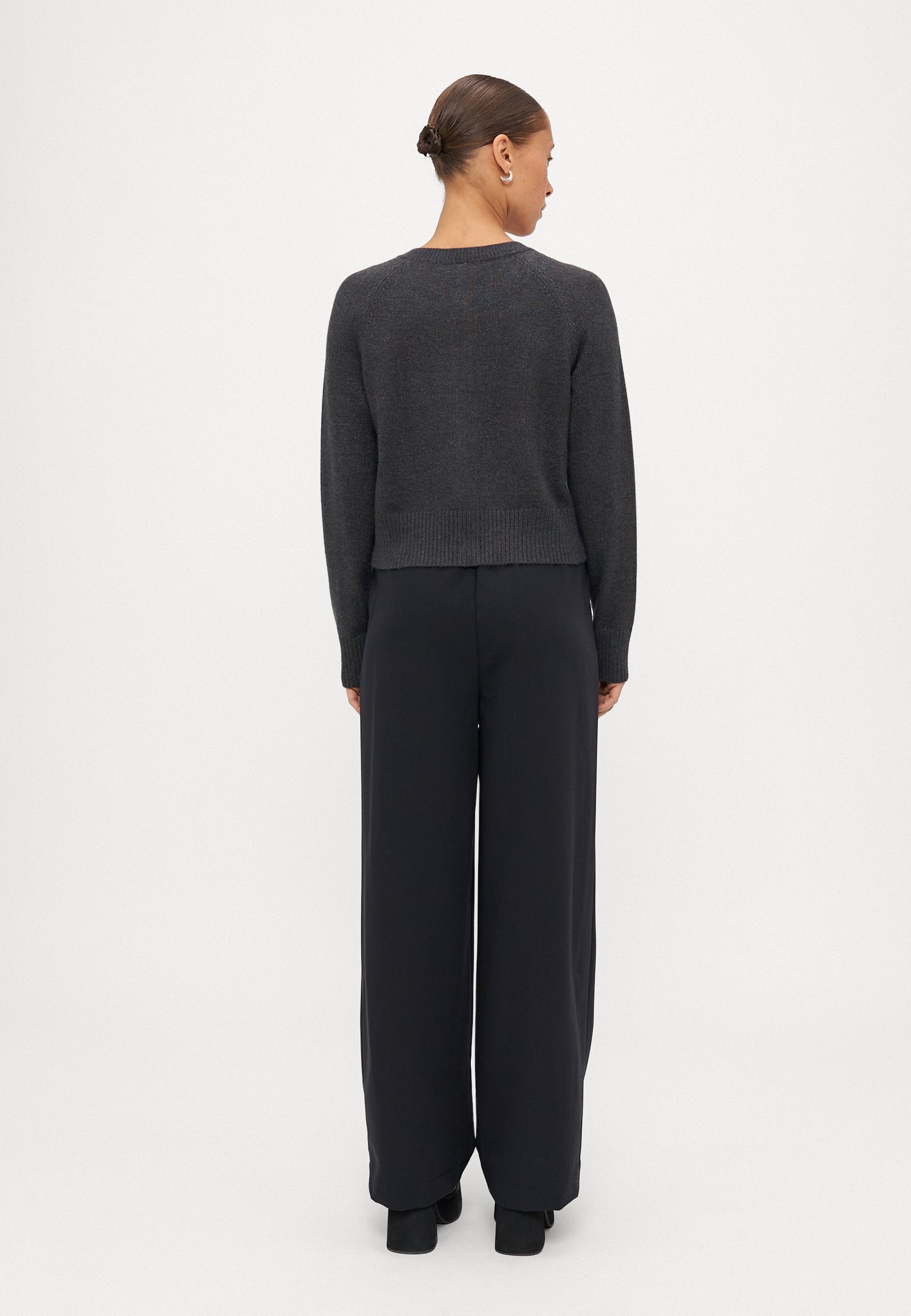 ONLY Petite ONLKATIA CARDIGAN - Cardigan - Dark Grey Melange