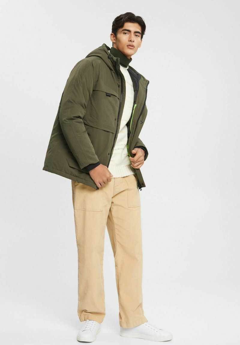Edc By Esprit OUTDOOR - Wintermantel - Dark Khaki