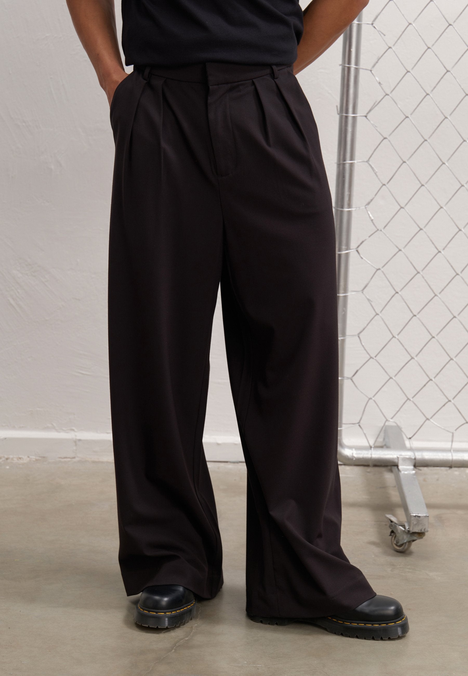 YOURTURN UNISEX - Trousers - Black