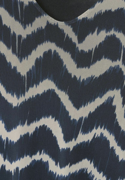 STREET ONE MIT PRINT - Freizeitkleid - Blau