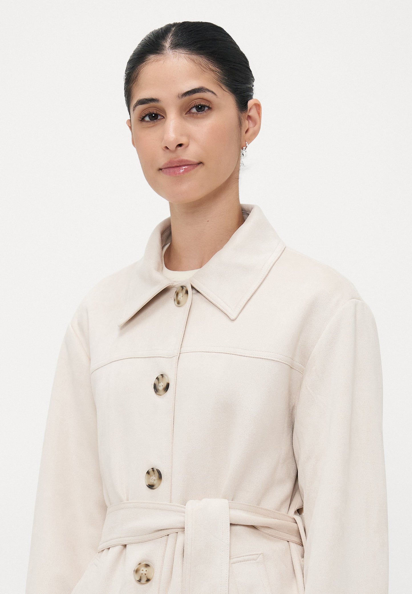 ONLY Petite ONLDIANE LIFE COAT - Short Coat - Pumice Stone