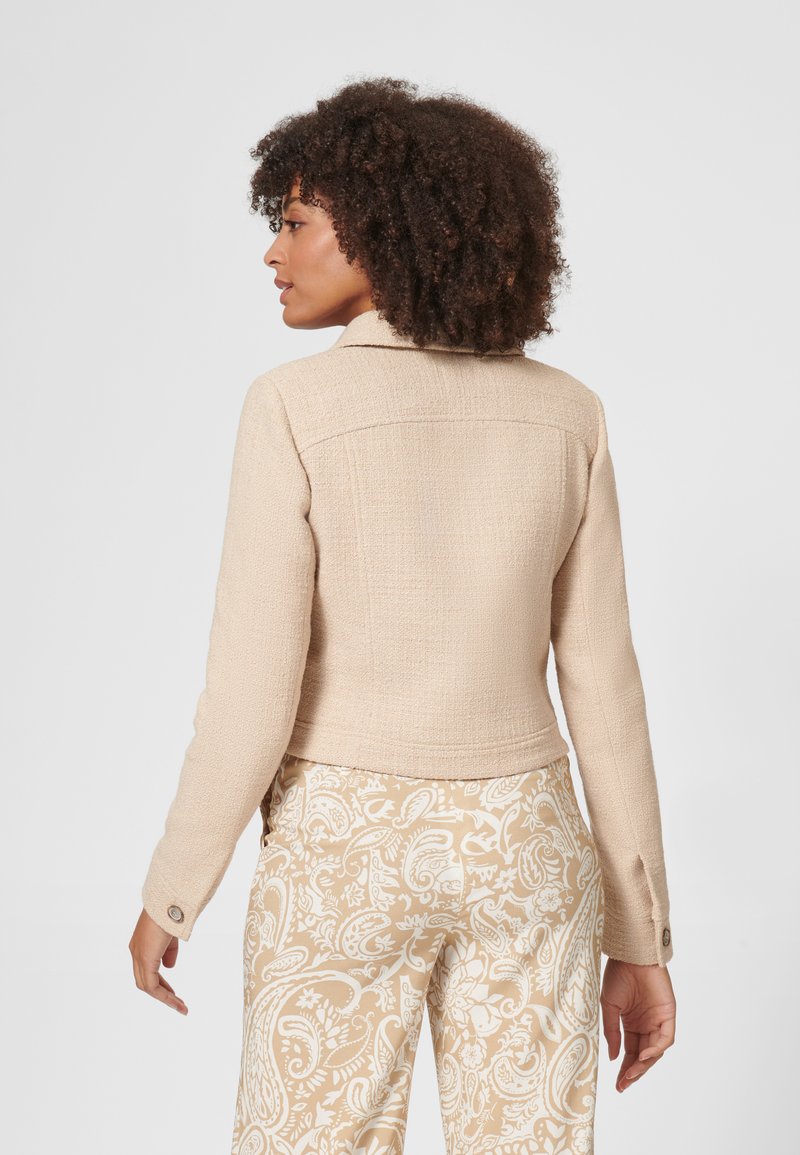  KURZE TWEE IM LOOK - Übergangsjacke - Natur