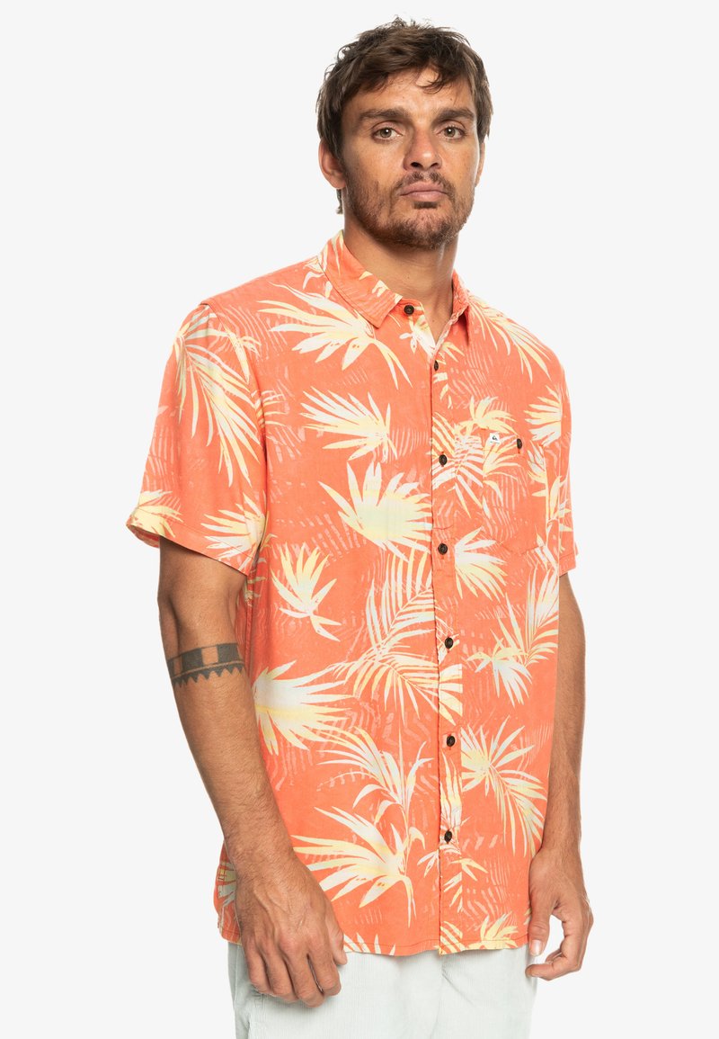 Quiksilver RIPPED UP - KURZÄRMLIGES - Hemd - Fresh Salmon Ripped Up