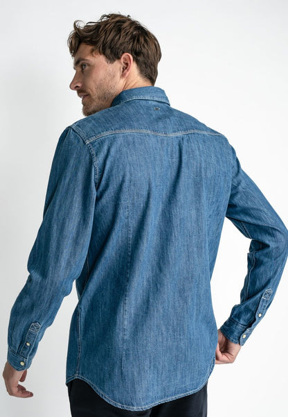 Petrol Industries Hemd - Light Indigo