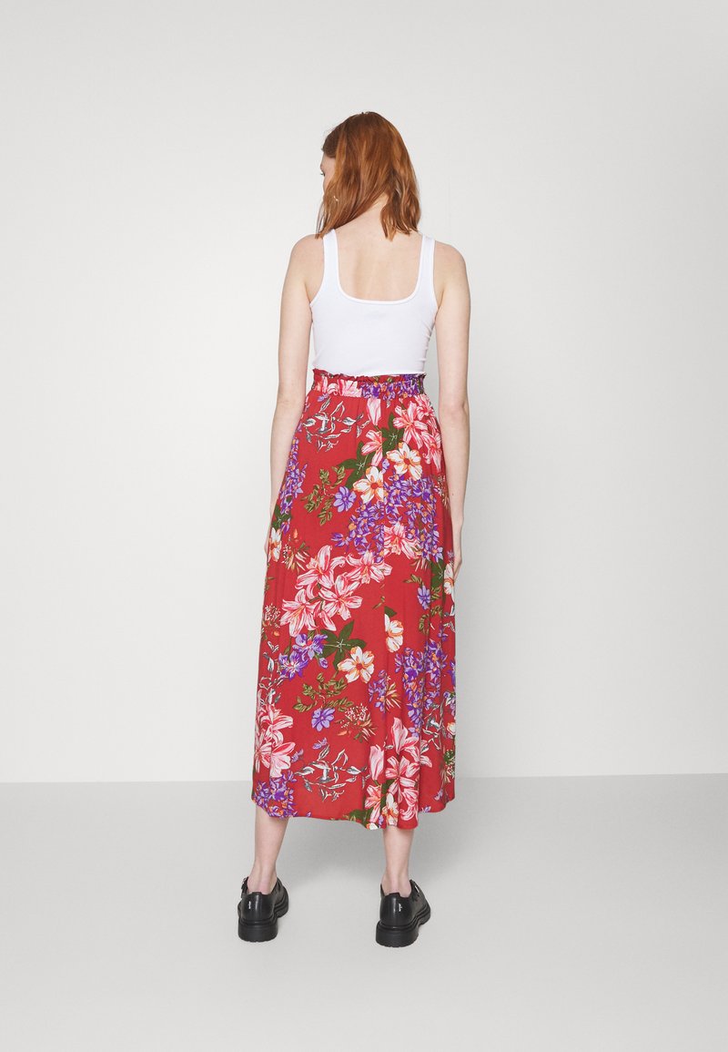 ONLY ONLNOVA LIFE LONG SKIRT - Maxirock - Mineral Red