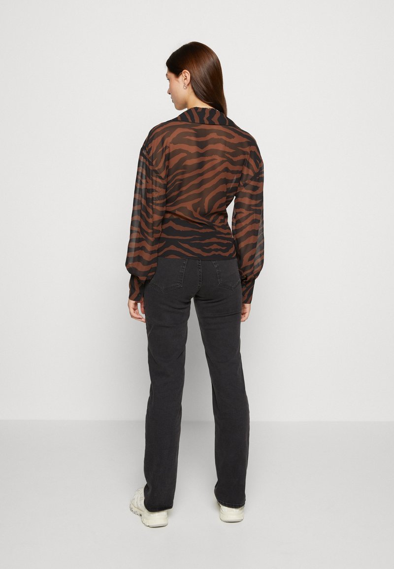 Gina Tricot SIVAN BLOUSE - Bluse - Brown