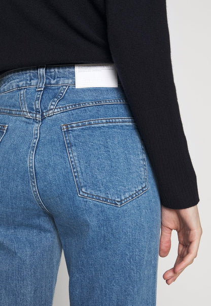 CLOSED PEDAL PUSHER - Jeans Straight Leg - Mid Blue