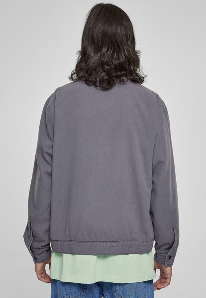 URBAN CLASSICS OVERDYED WORKWEAR - Jeansjacke - Darkshadow