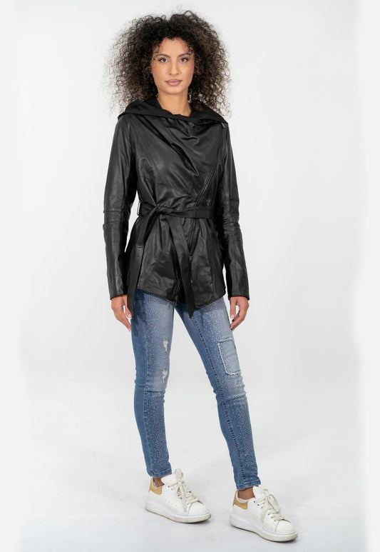  COLIMA - Lederjacke - Black