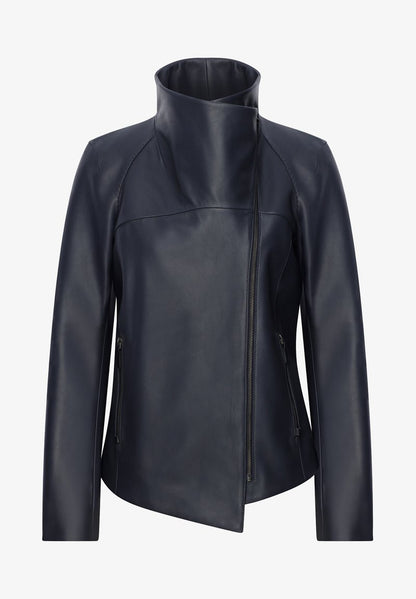  FREYA - Lederjacke - Black