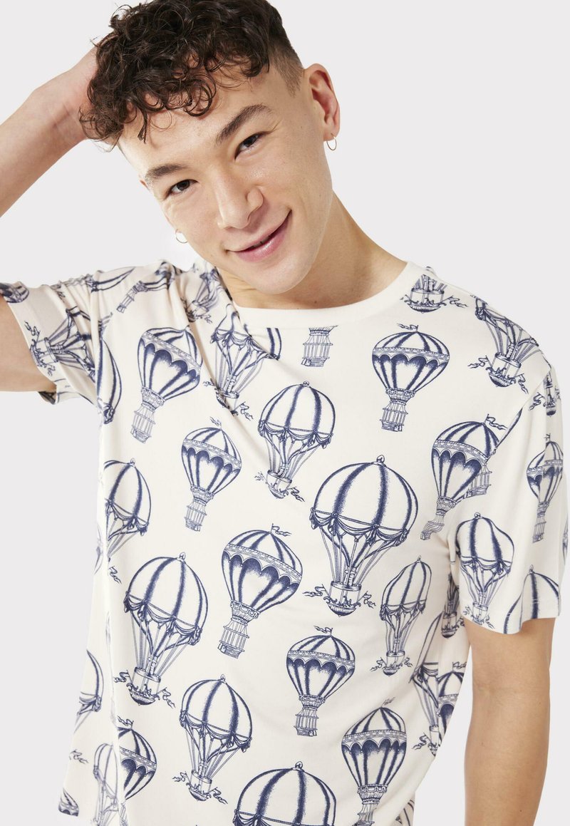  AIR BALLOON PRINT CREWNECK - Nachtwäsche Set - Off White