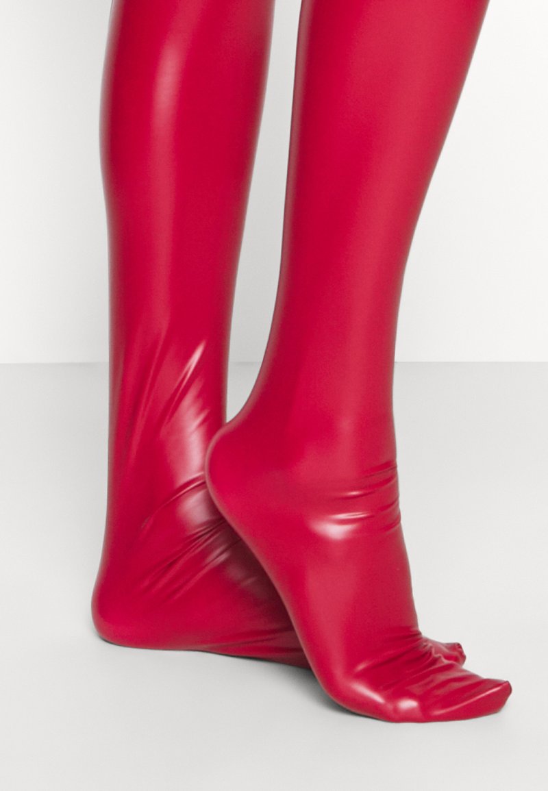 PRIVATE - Overkneestrümpfe - Red