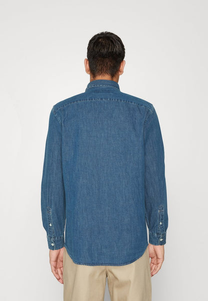 Abercrombie & Fitch ICON - Hemd - Blue Denim