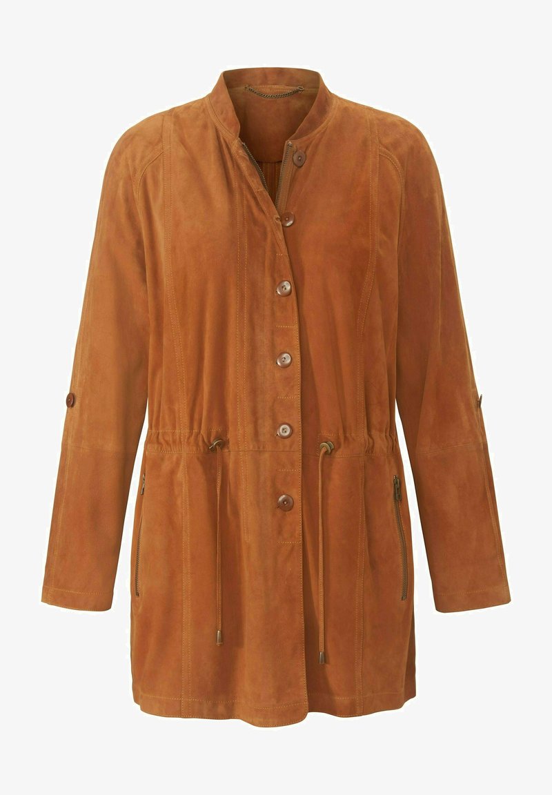  Lederjacke - Camel