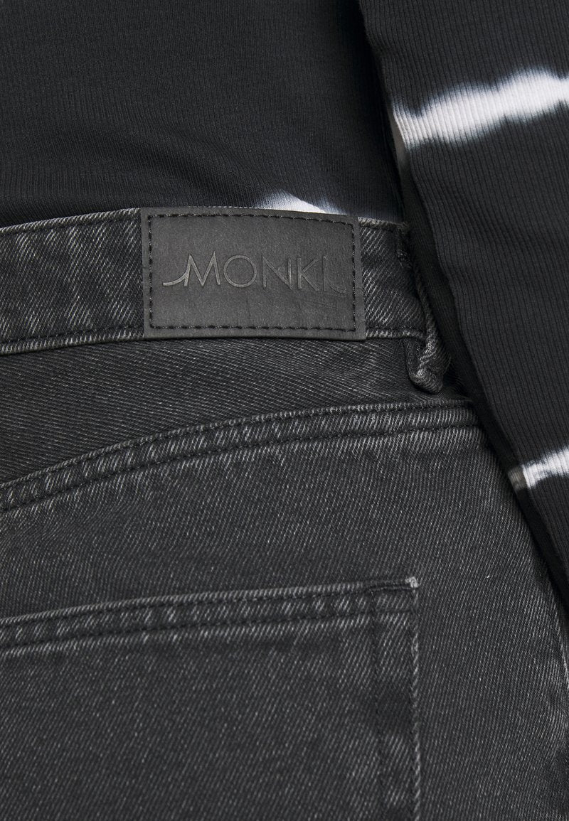 Monki Jeans Shorts - Black Dark