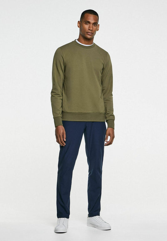 Hackett London ESSENTIAL CREW - Sweatshirt - Dusty Olive
