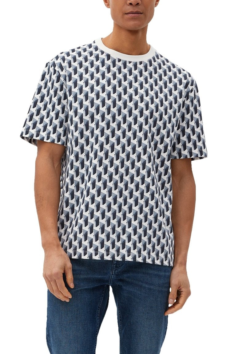 S.Oliver T-Shirt Print - Weiß