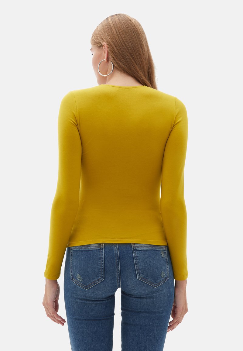  SQUARE NECK LONG SLEEVES - Langarmshirt - Golden Palm