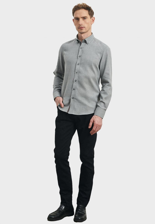  SLIM FIT - Hemd - Light Grey