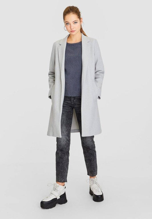Stradivarius Kurzmantel - Grey