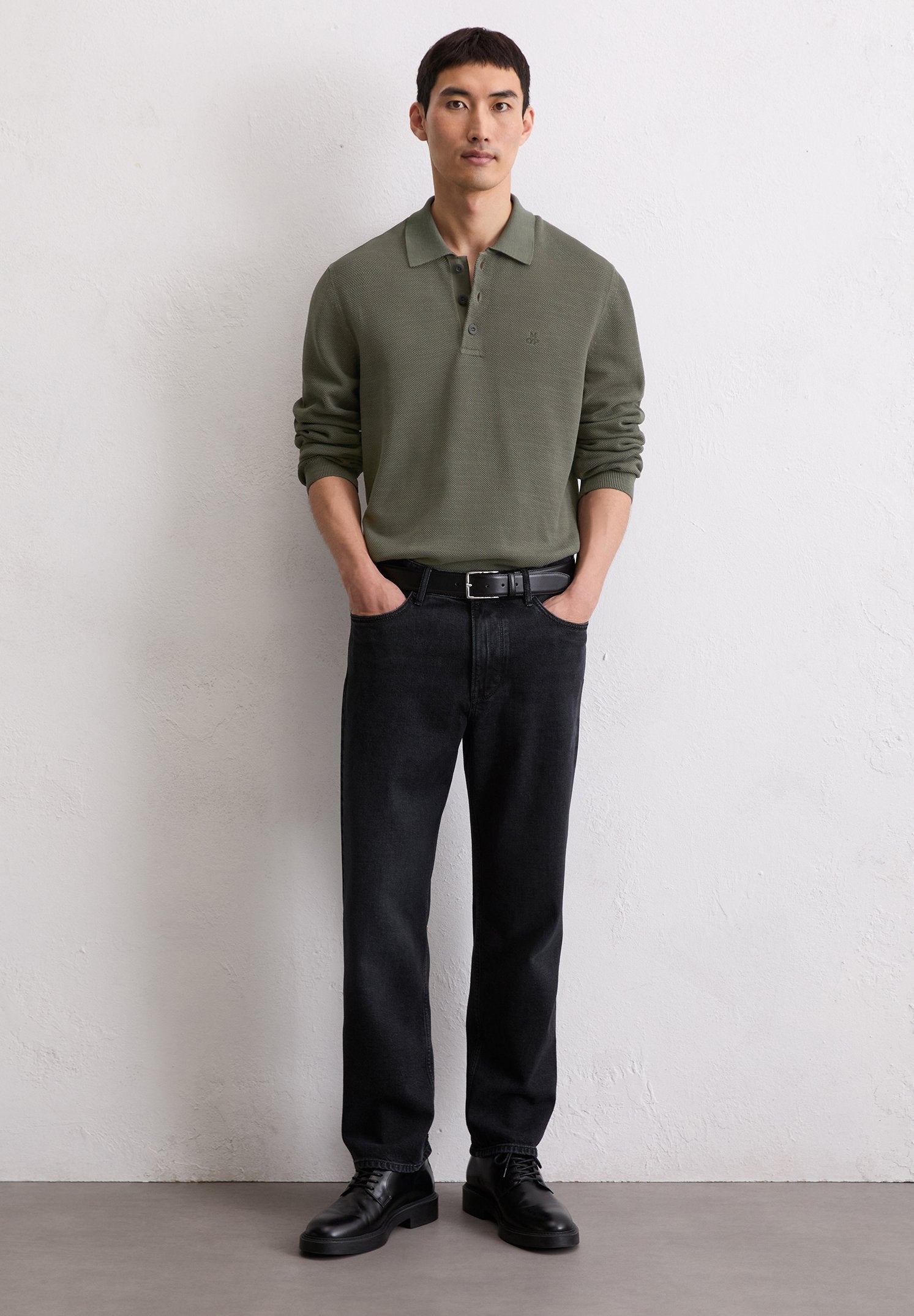 Marc O'Polo LANGARM-REGULAR - Polo Shirt - Copley Brown