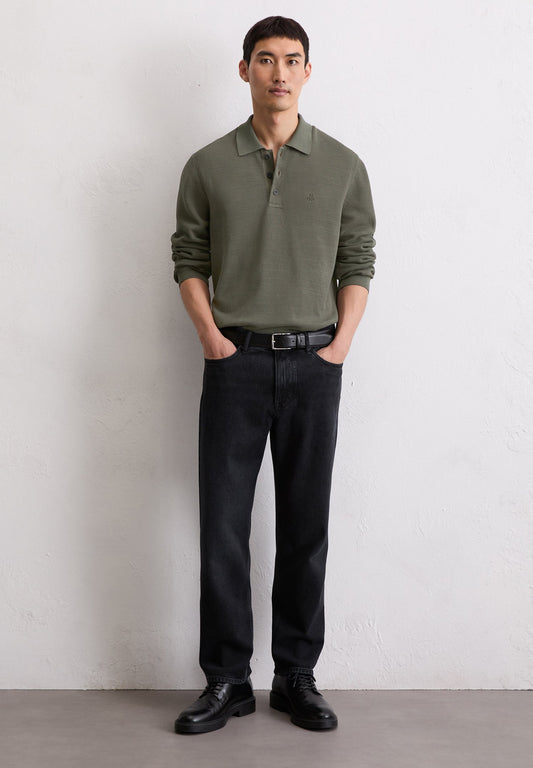 Marc O'Polo LANGARM-REGULAR - Polo Shirt - Copley Brown