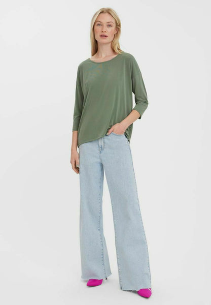 Vero Moda 3/4 ÄRMELIGES - Langarmshirt - Laurel Wreath