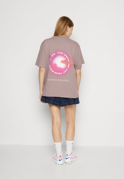 Pegador LERUM OVERSIZED TEE - T-Shirt Print - Washed Future Violet