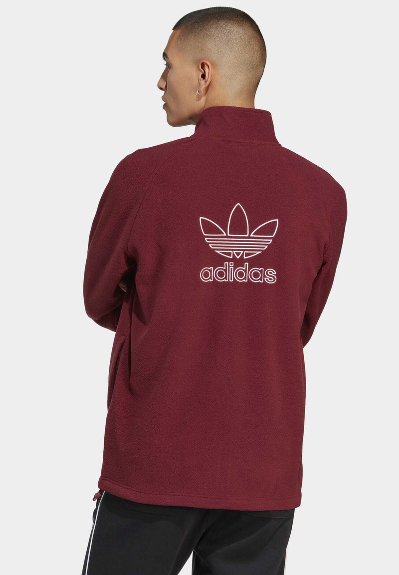Adidas Originals TREFOIL TEDD - Fleecejacke - Shadow Red