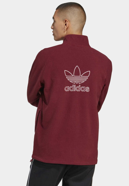 Adidas Originals TREFOIL TEDD - Fleecejacke - Shadow Red