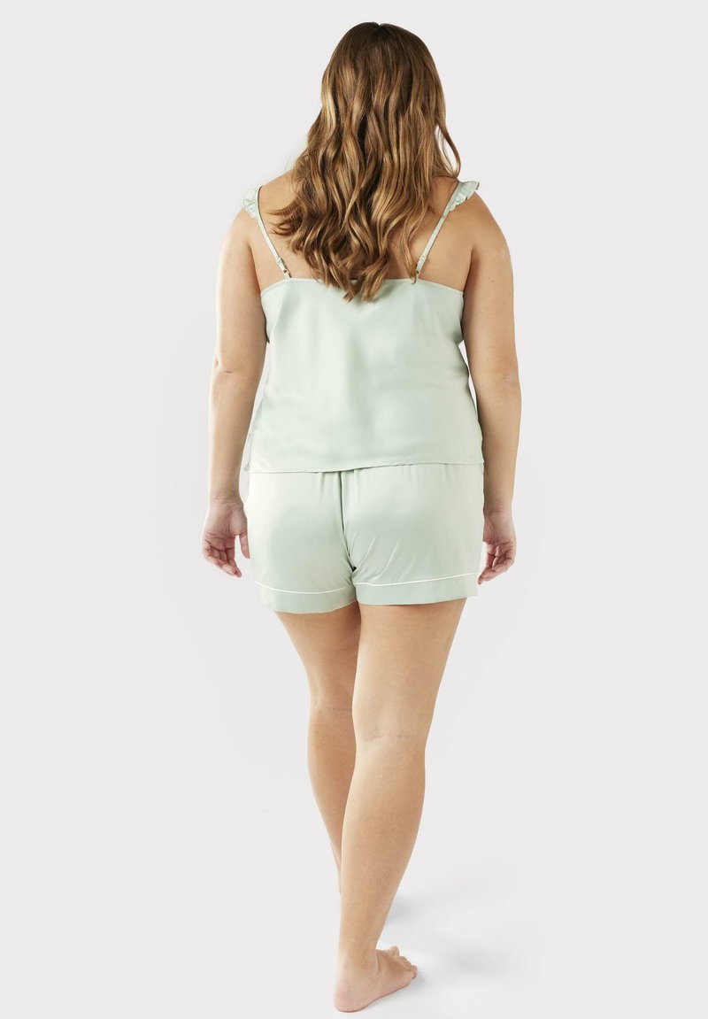  CURVE FRILL SET - Nachtwäsche Set - Green