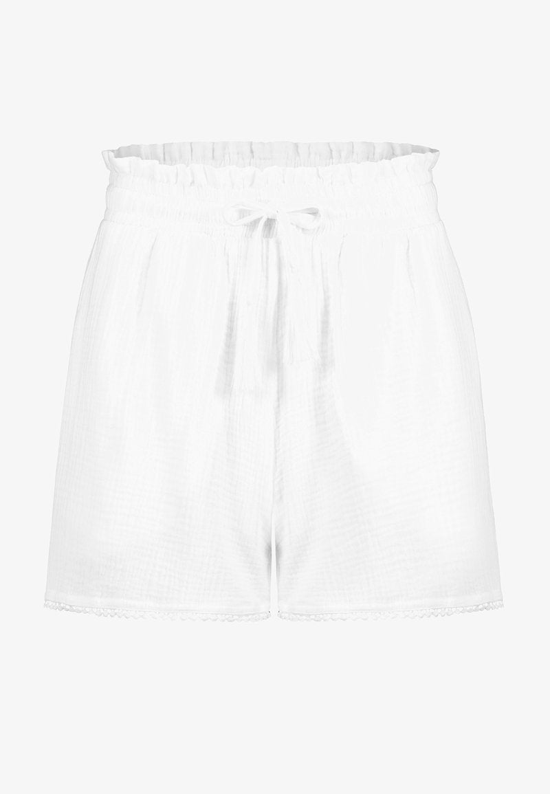 SUBLEVEL MUSSELIN - Shorts - White