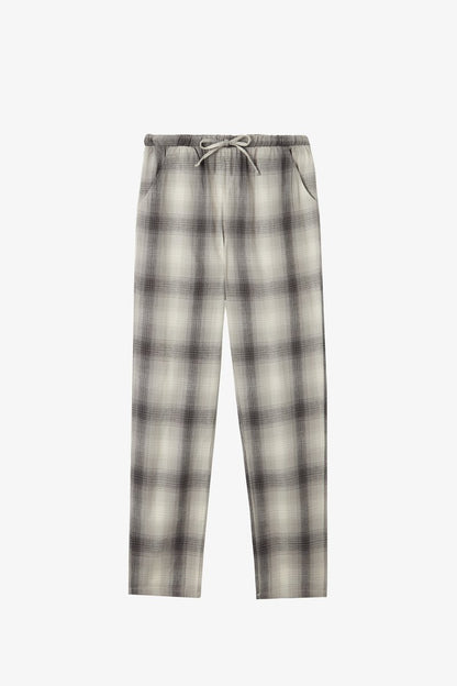 Intimissimi CUDDLES - Nachtwäsche Hose - Check Grigio Panna
