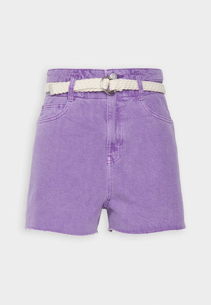 Edc By Esprit Jeans Shorts - Purple