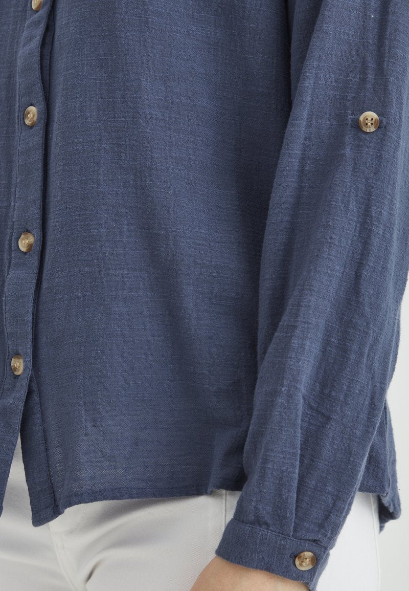Fransa Hemdbluse - Vintage Indigo