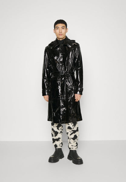  ZACH - Klassischer Mantel - Black Patent