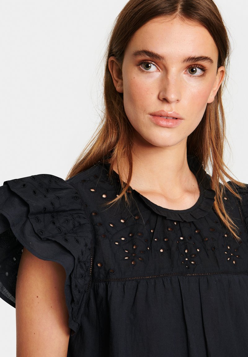 Saint Tropez TILLYSZ SS - Bluse - Black