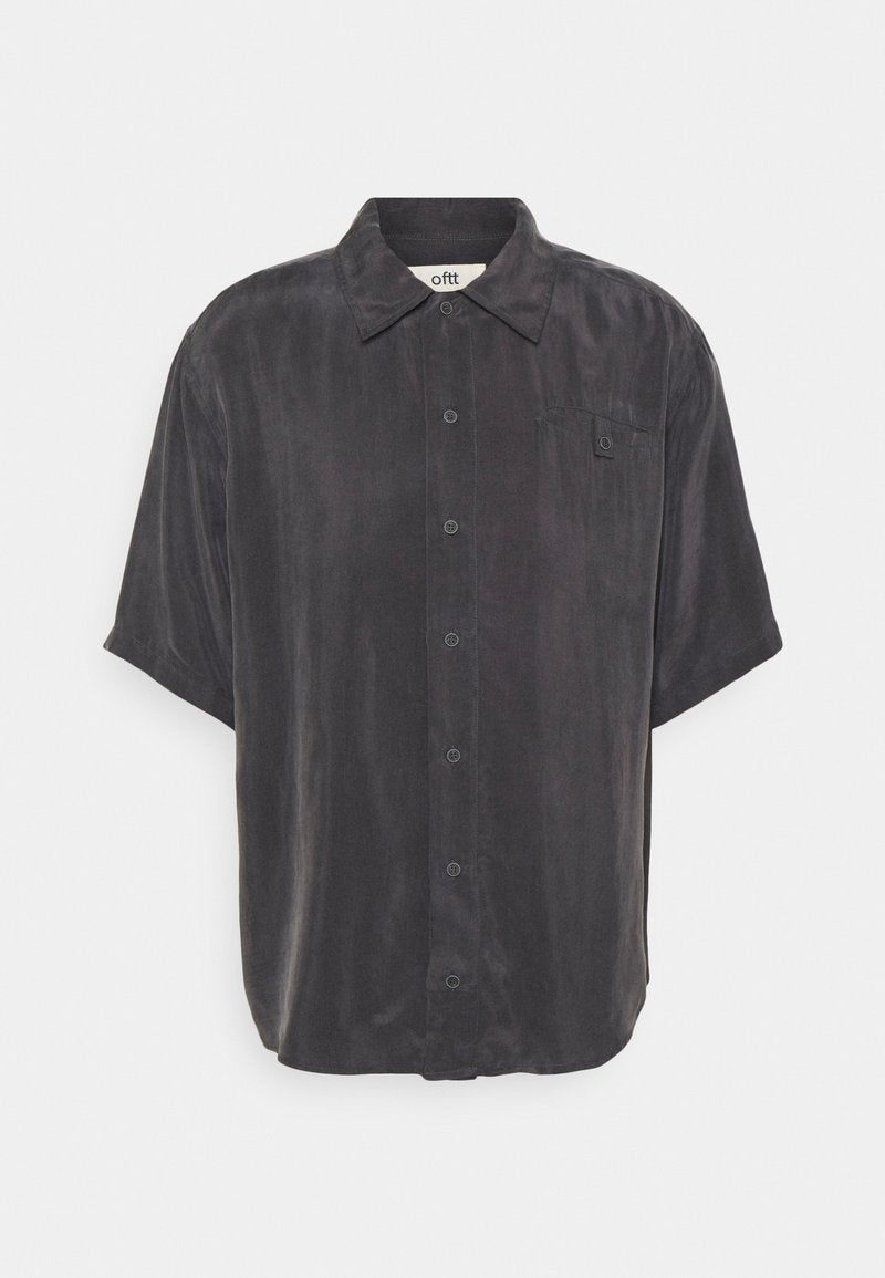  GRANDPA COOL VEGAN SHIRT SHORT SLEEVED - Hemd - Charcoal Black