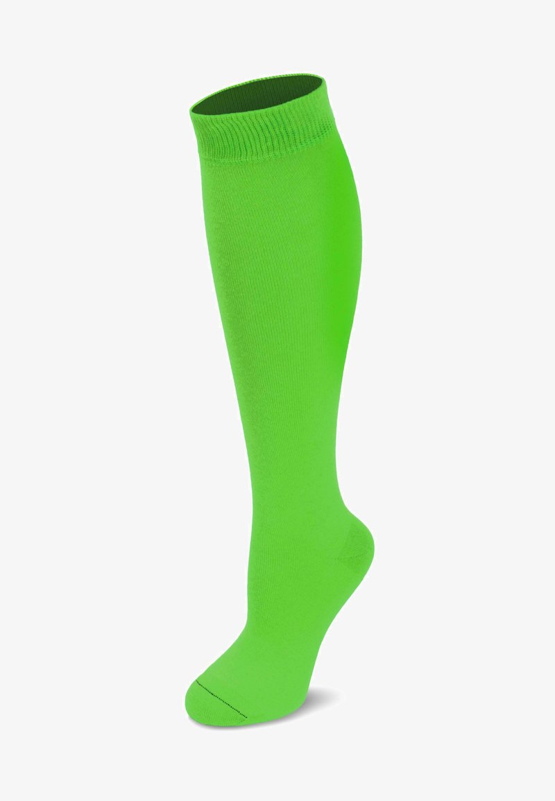  KNEE HIGH SOCKS BI-COLOR - Kniestrümpfe - Royalblau/säuregelb