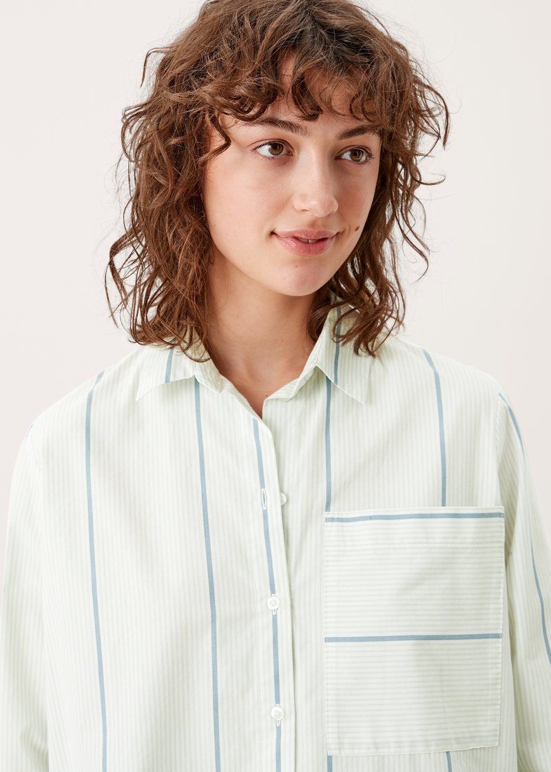 S.Oliver Hemdbluse - Sage Stripes