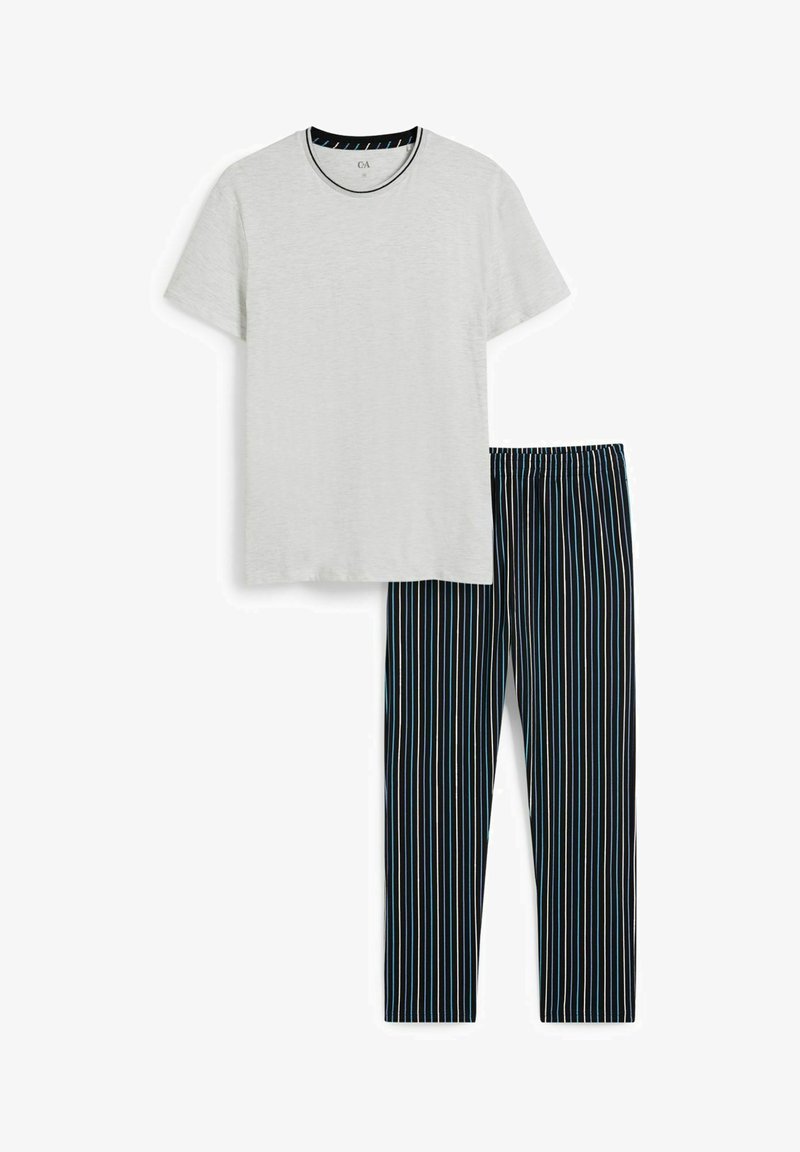  Nachtwäsche Set - Light Gray Melange