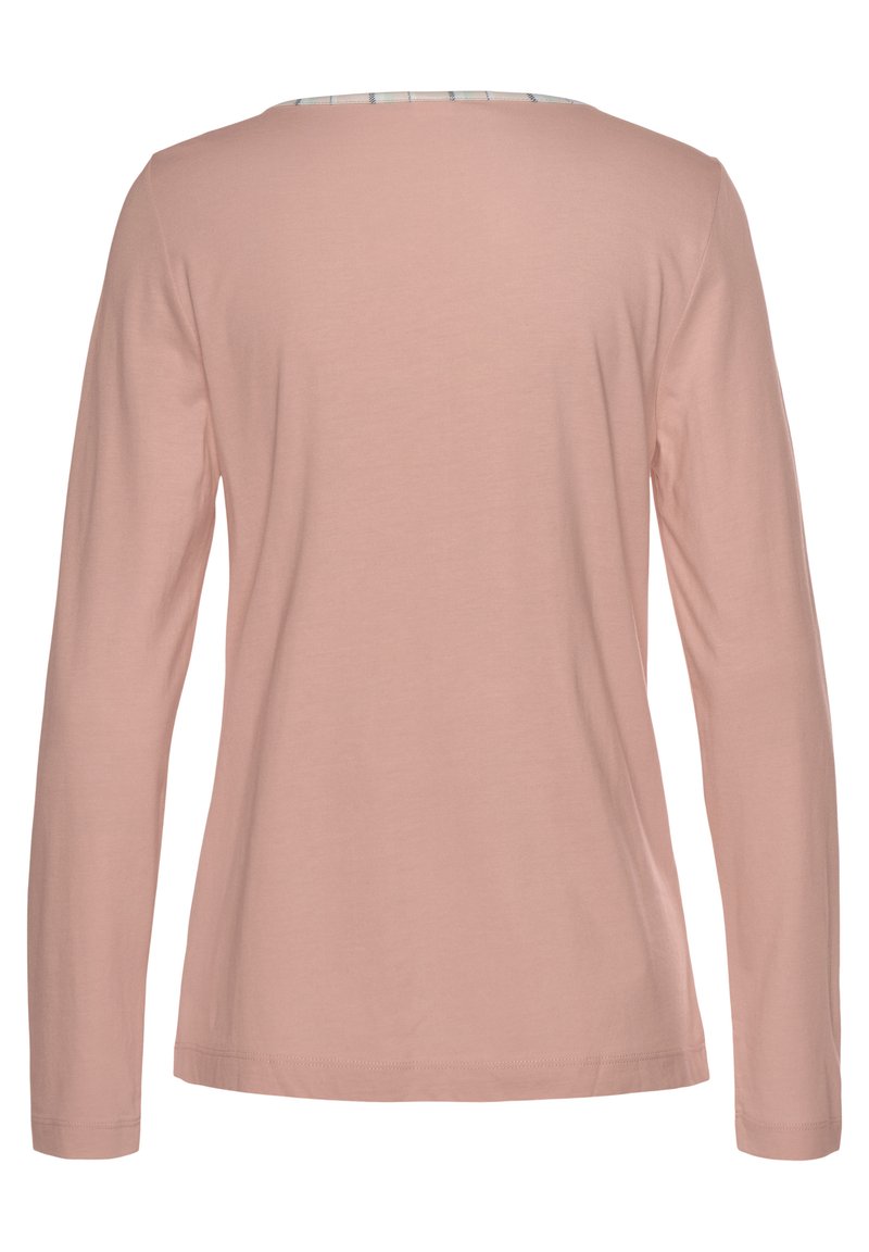S.Oliver LANGARM - Nachtwäsche Shirt - Apricot